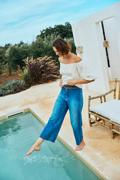 Freequent FQDASIA-BLOUSE | Star Off-white