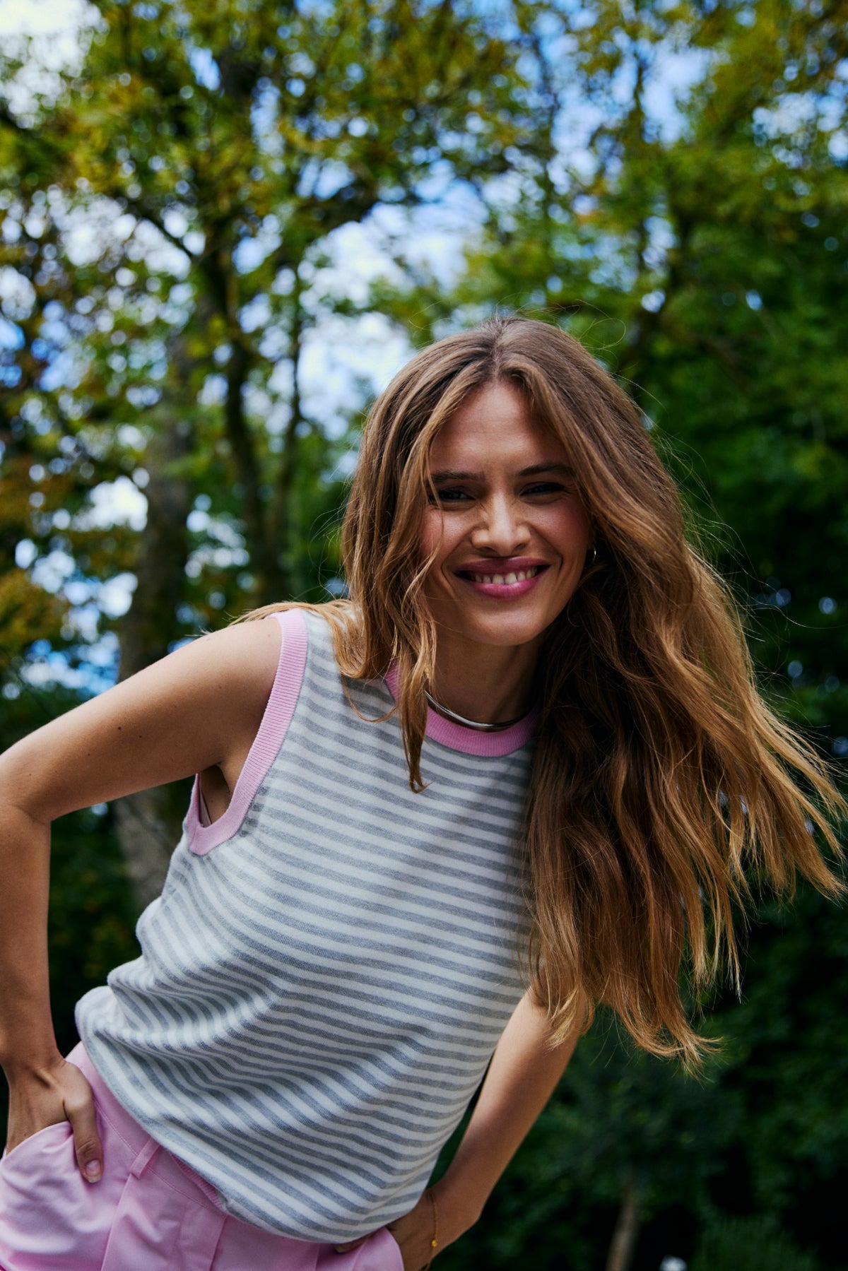 FQZANTI-TOP - STAR OFF-WHITE W. SWEET LILAC