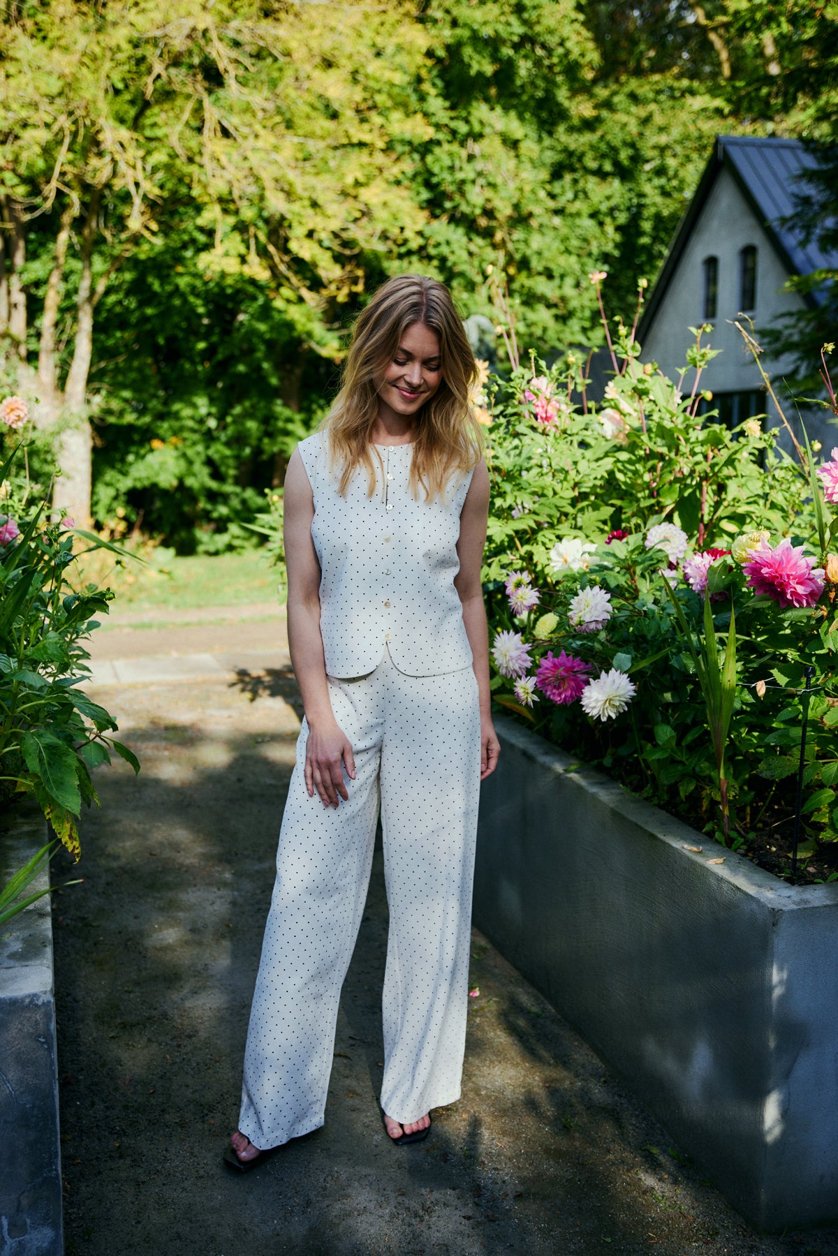FQANYA-PANTS - STAR OFF-WHITE M. SCHWARZ