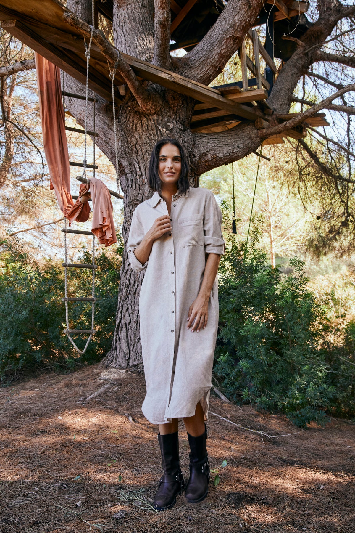 Freequent Sand melange DRESS | FQLAVA-SH-DR