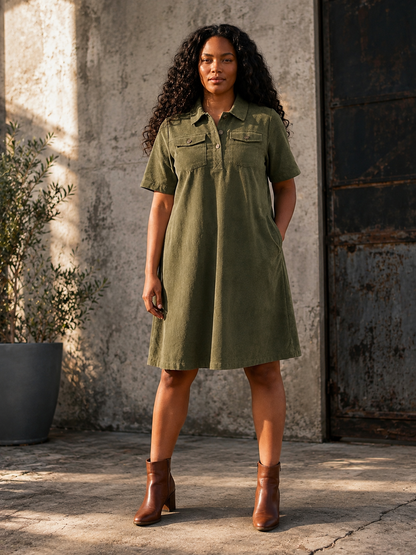 Cassiopeia - LYKITTA DRESS Army