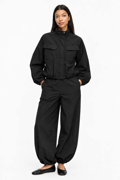 VILA -VISELMA ballon bukser Black