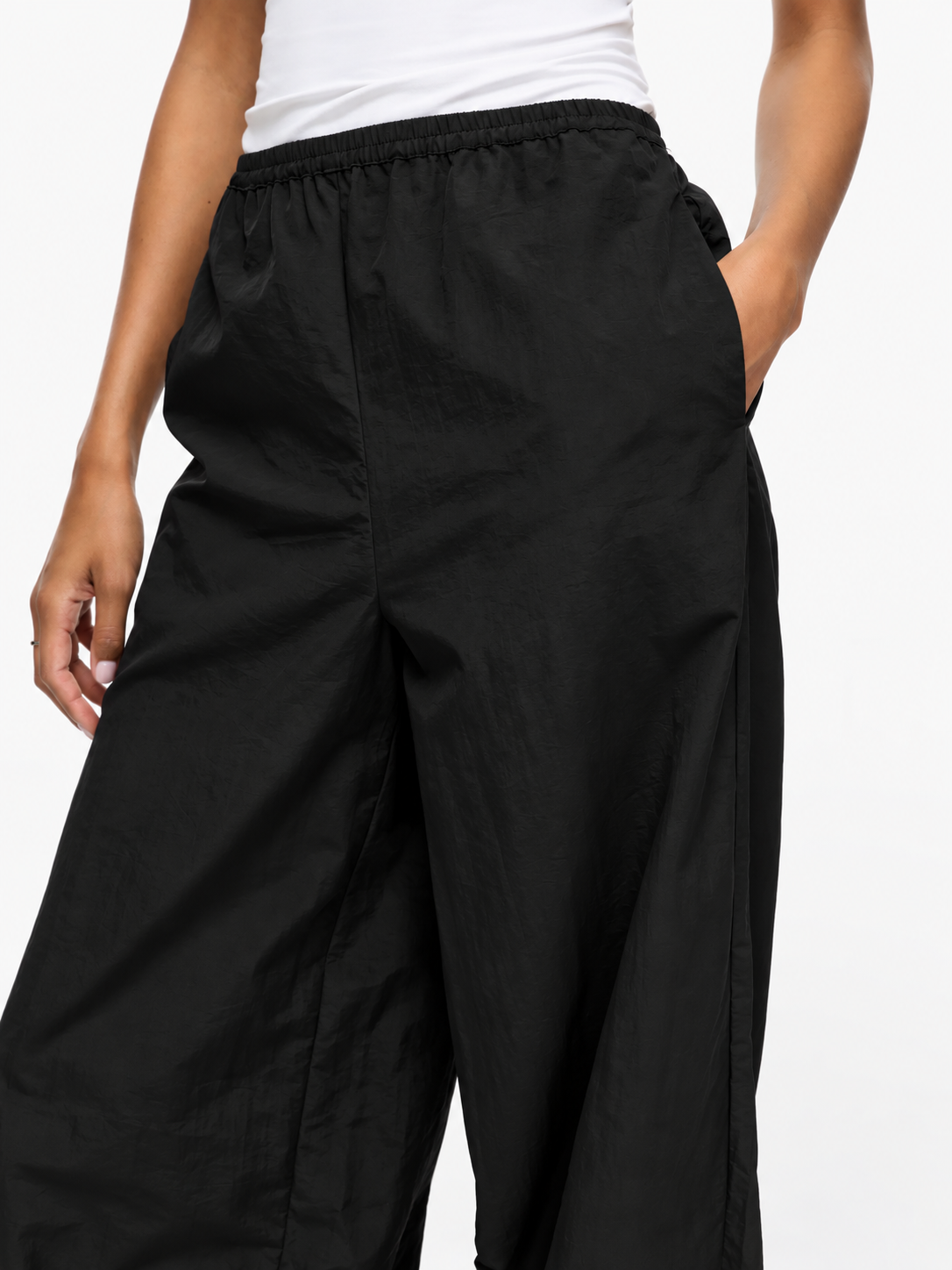 VILA -VISELMA ballon bukser Black
