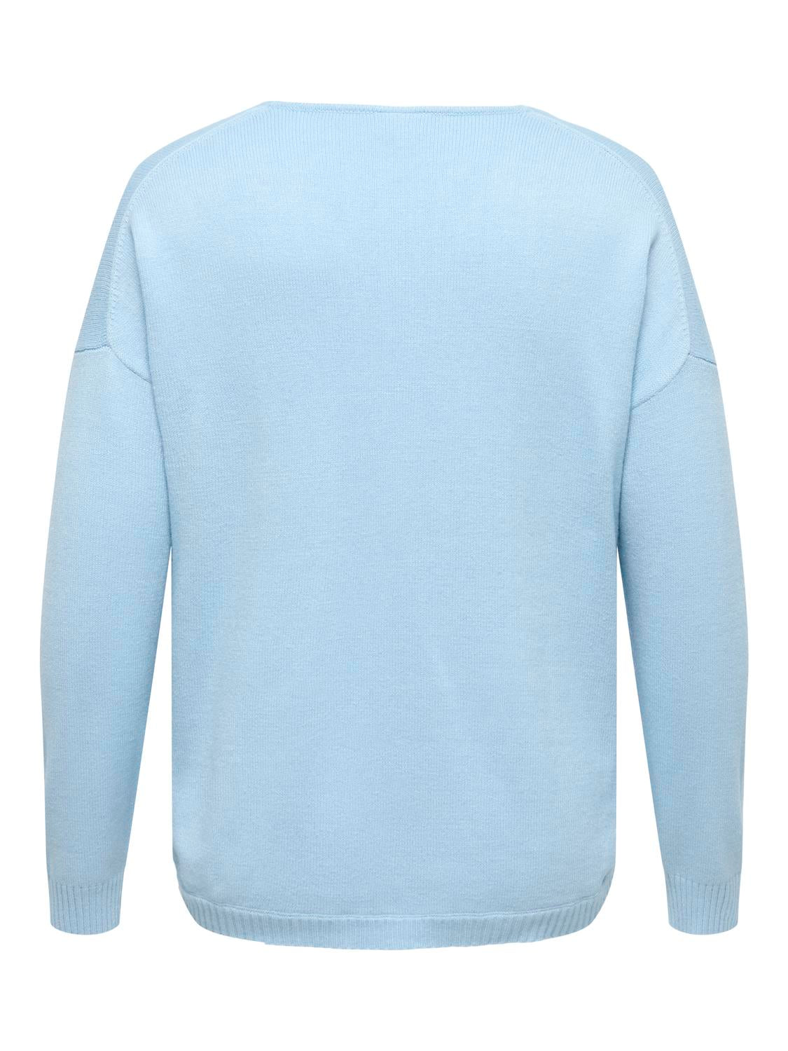 Only Carmakoma - Carmargareta - Pullover - Cashmere Blue