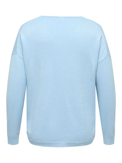 Only Carmakoma - Carmargareta - Pullover - Cashmere Blue
