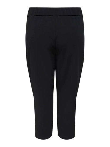 ONLY CARSANIA BUTTON CAPRI - Black