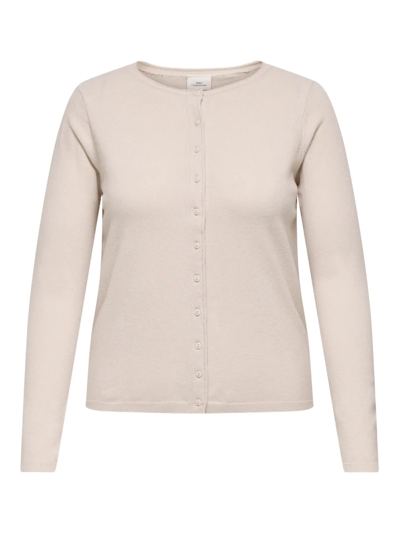 ONLY Carmakoma CARLOYAL LS O-NECKBU CARDI KNT NOOS | Moonbeam Melange