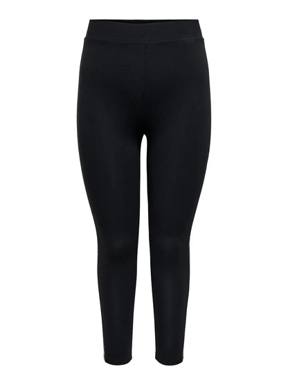 ONLY Carmakoma CARNERIAH LIFE LONG LEGGING JRS | Black BLACK SEQUINS
