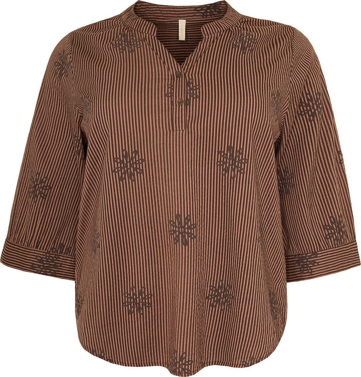 Cassiopeia - Elissa Blouse - BROWN COMBI