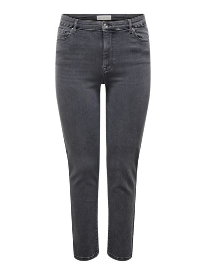 grå jeans ONLY Carmakoma CARSUI Jeans Medium Grey Denim