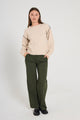 Freequent FQISADORA-PANTS | Kombu Green