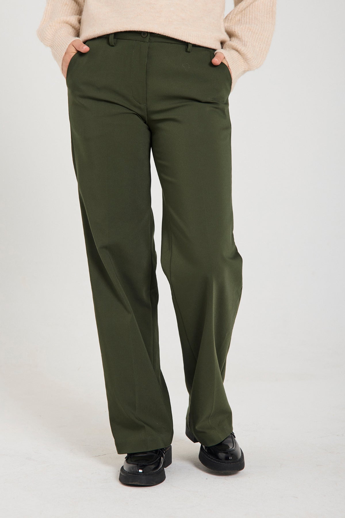 Freequent FQISADORA-PANTS | Kombu Green