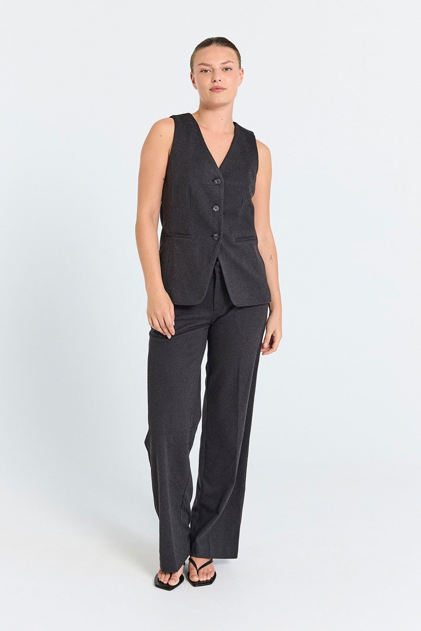 sorte bukser Freequent FQSILLEN-PANTS Black w. Magnet