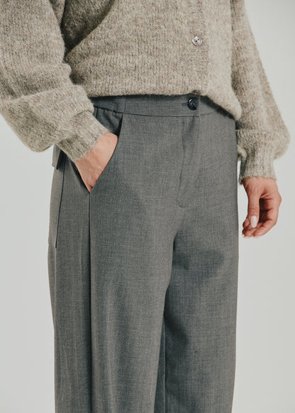 Freequent - FQSWIFT-PANTS - DARK GREY MELANGE