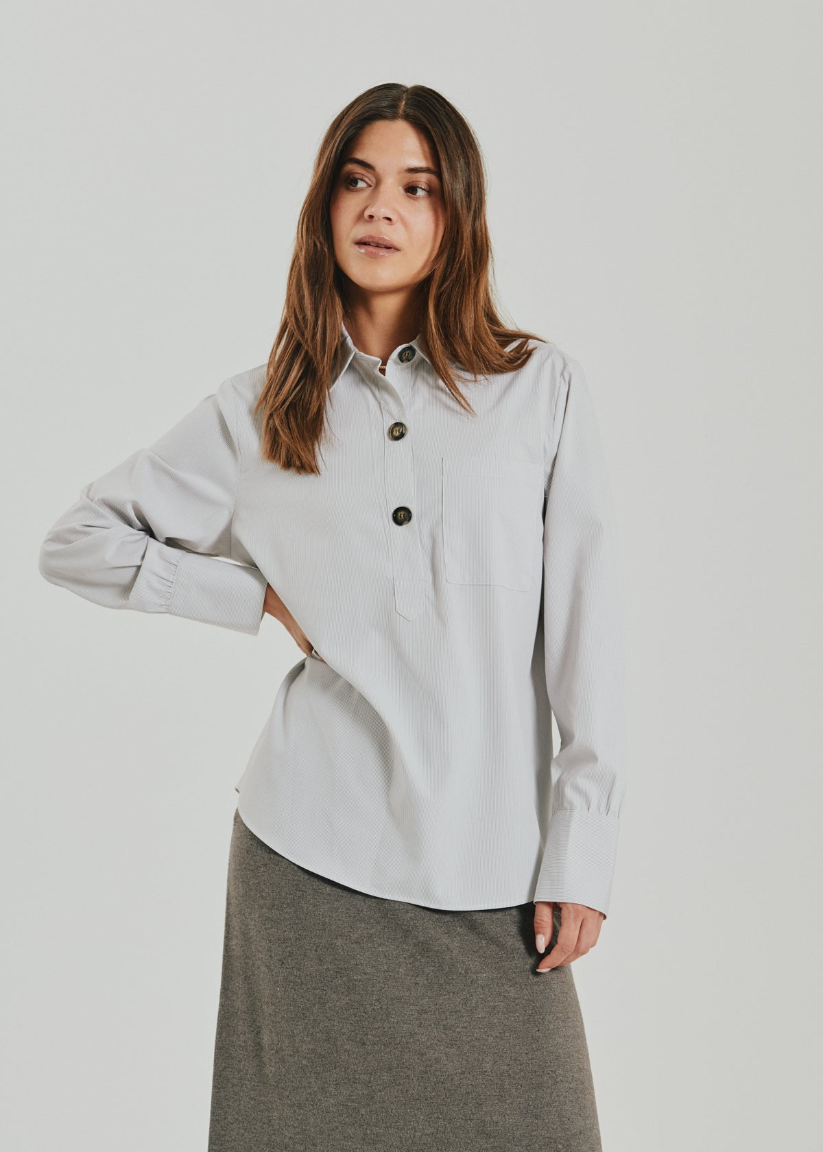 Freequent - FQFLYNA-SHIRT - Star Off-white w. Morel