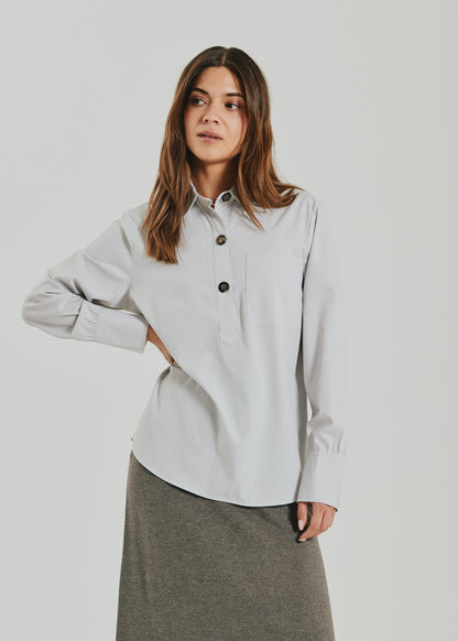Freequent - FQFLYNA-SHIRT - Star Off-white w. Morel