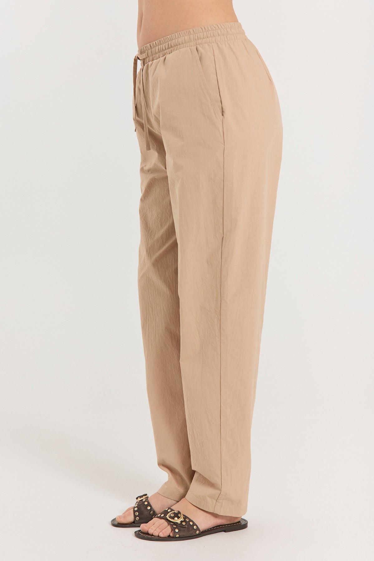 Freequent FQJALLY-PANTS | Simply Taupe
