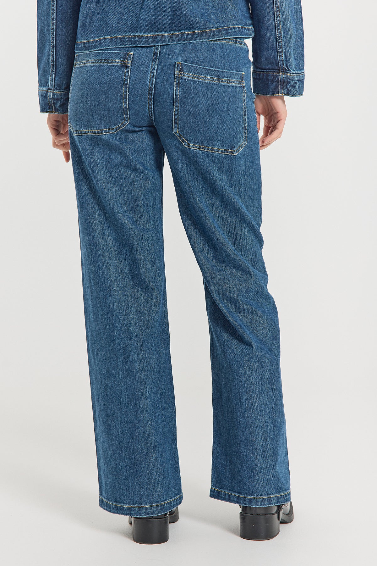 Freequent FQRINNA-PANTS | Medium Blue Denim