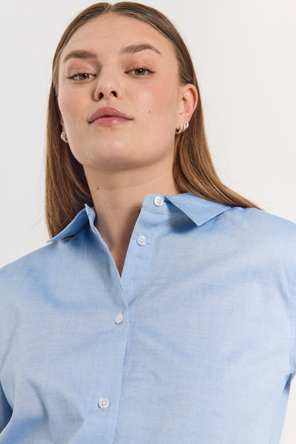 Freequent FQOXFORD-SHIRT | Chambray Blue