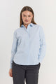 Freequent FQOXFORD-SHIRT | Chambray Blue w. off-white