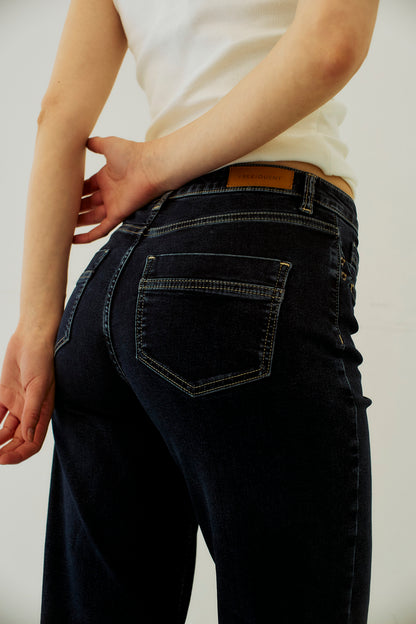 Freequent Dark Blue Denim JEANS | FQMILLY-JEANS