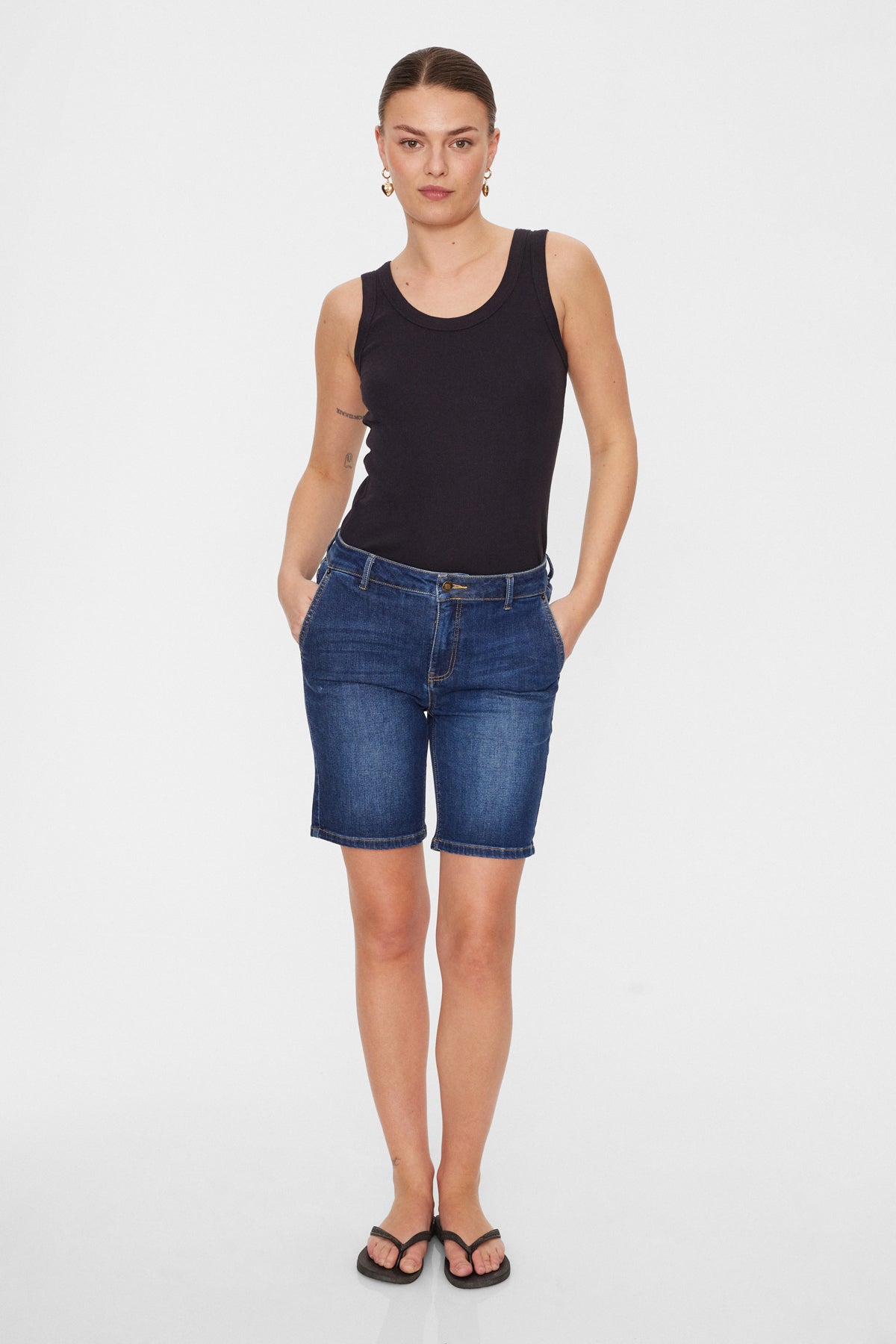 Freequent FQJANE-SHORTS |  Medium Blue Denim