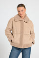 Freequent Simply Taupe OUTERWEAR | FQLAMBY-JACKET