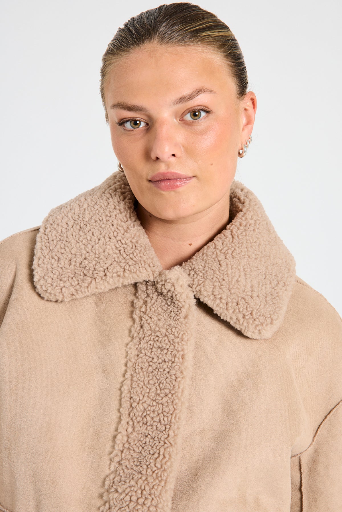 Freequent Simply Taupe OUTERWEAR | FQLAMBY-JACKET