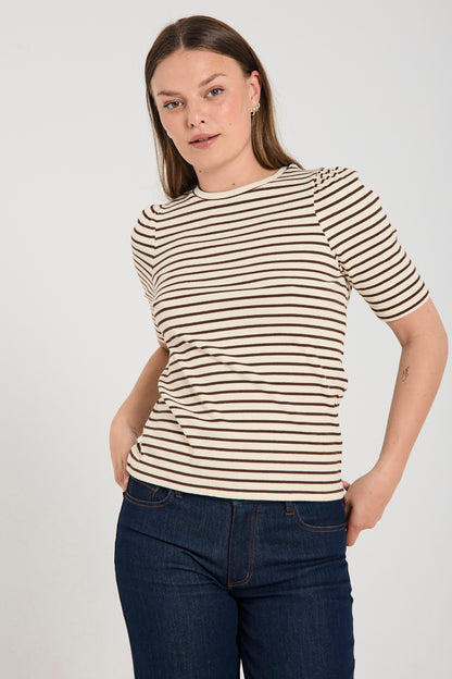 Freequent FQELOISEI-TEE | Moonbeam w. Coffee Bean