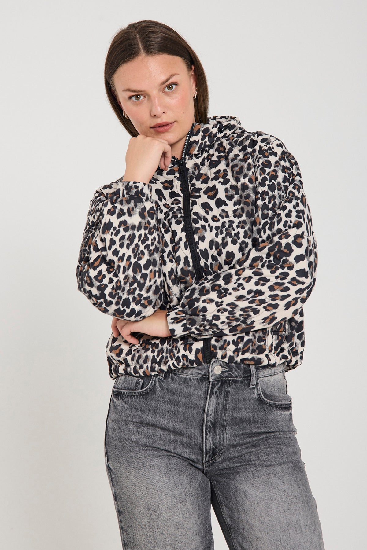 Freequent FQNIALA-JACKET | Rainy Day w. Black