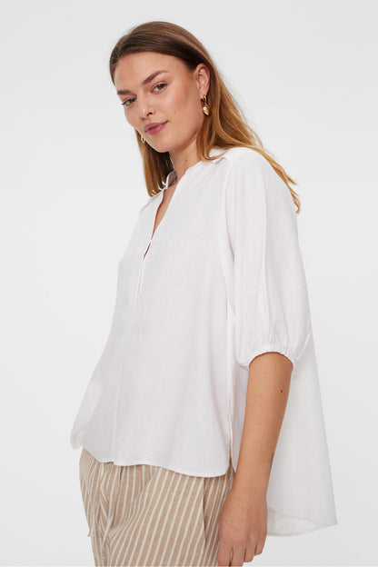 Freequent - FQLAVA-BLOUSE - Brilliant white