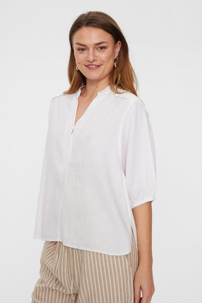 Freequent - FQLAVA-BLOUSE - Brilliant white