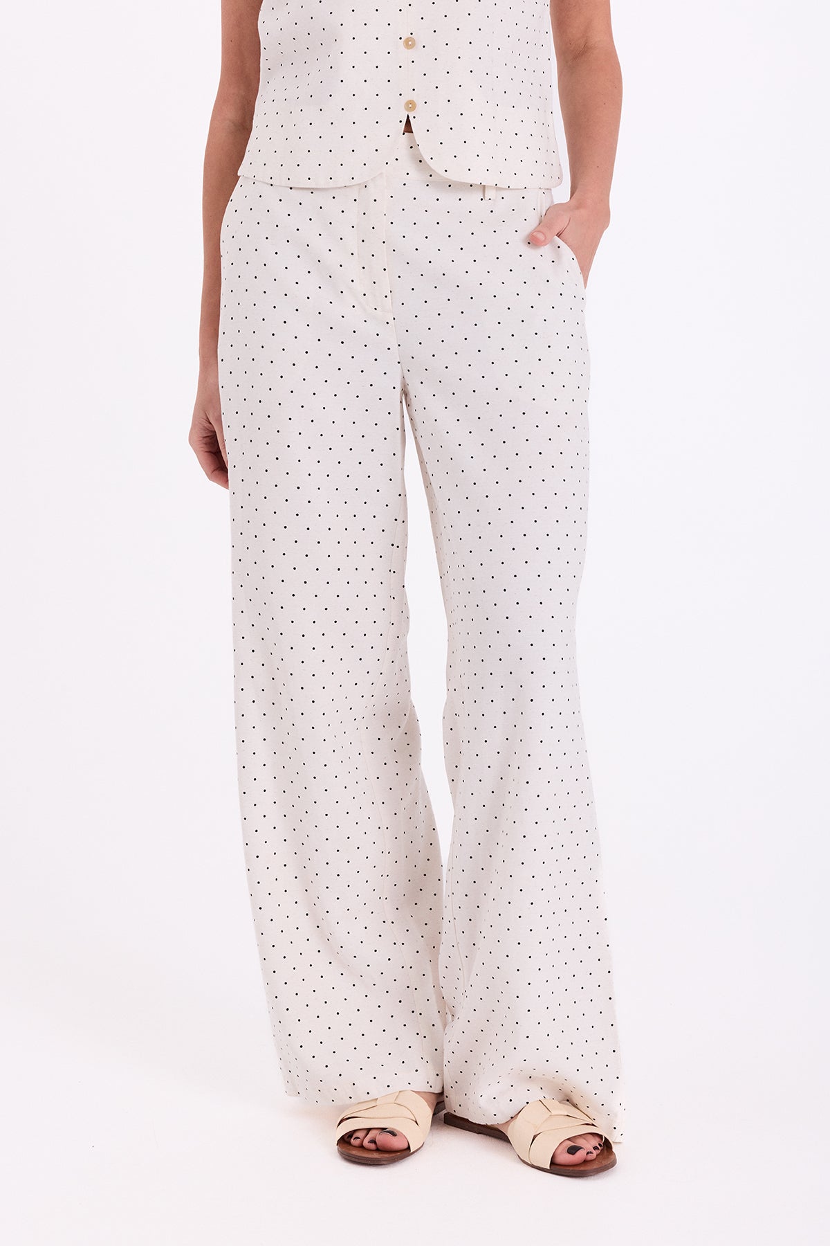 FQANYA-PANTS - STAR OFF-WHITE M. SCHWARZ