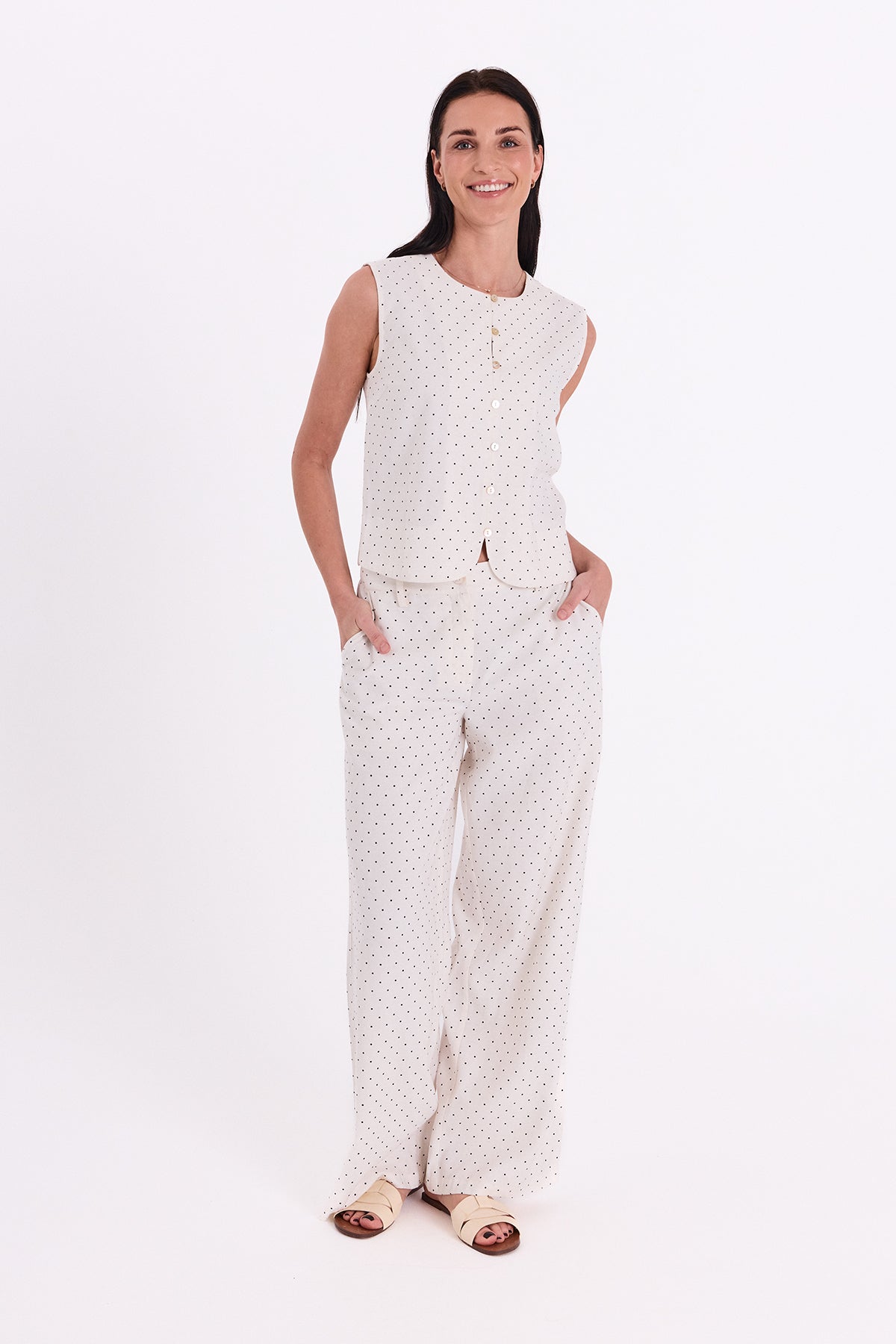 FQANYA-WESTE – STAR OFF-WHITE M. SCHWARZ