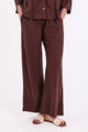 Freequent FQLALUNA-PANTS - COFFEE BEAN