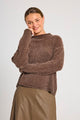 tyk brun strik Freequent FQTHRILL-PULLOVER Morel