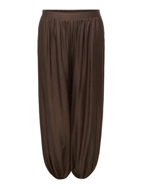 brune bukser ONLY Carmakoma CARCAMILLE Pant Chocolate Martini