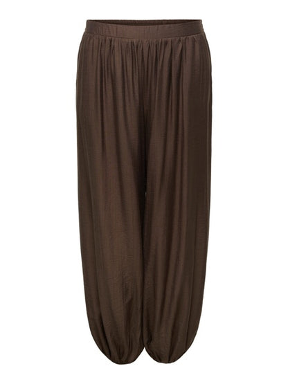 brune bukser ONLY Carmakoma CARCAMILLE Pant Chocolate Martini