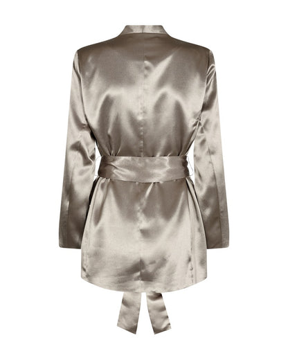 Freequent Desert Taupe Metallic INDOOR JACKETS | FQSATIN-BLAZER