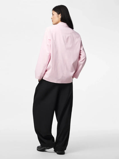 PCROSA LS LOOSE BLAZER NOOS BC - Roseate Spoonbill