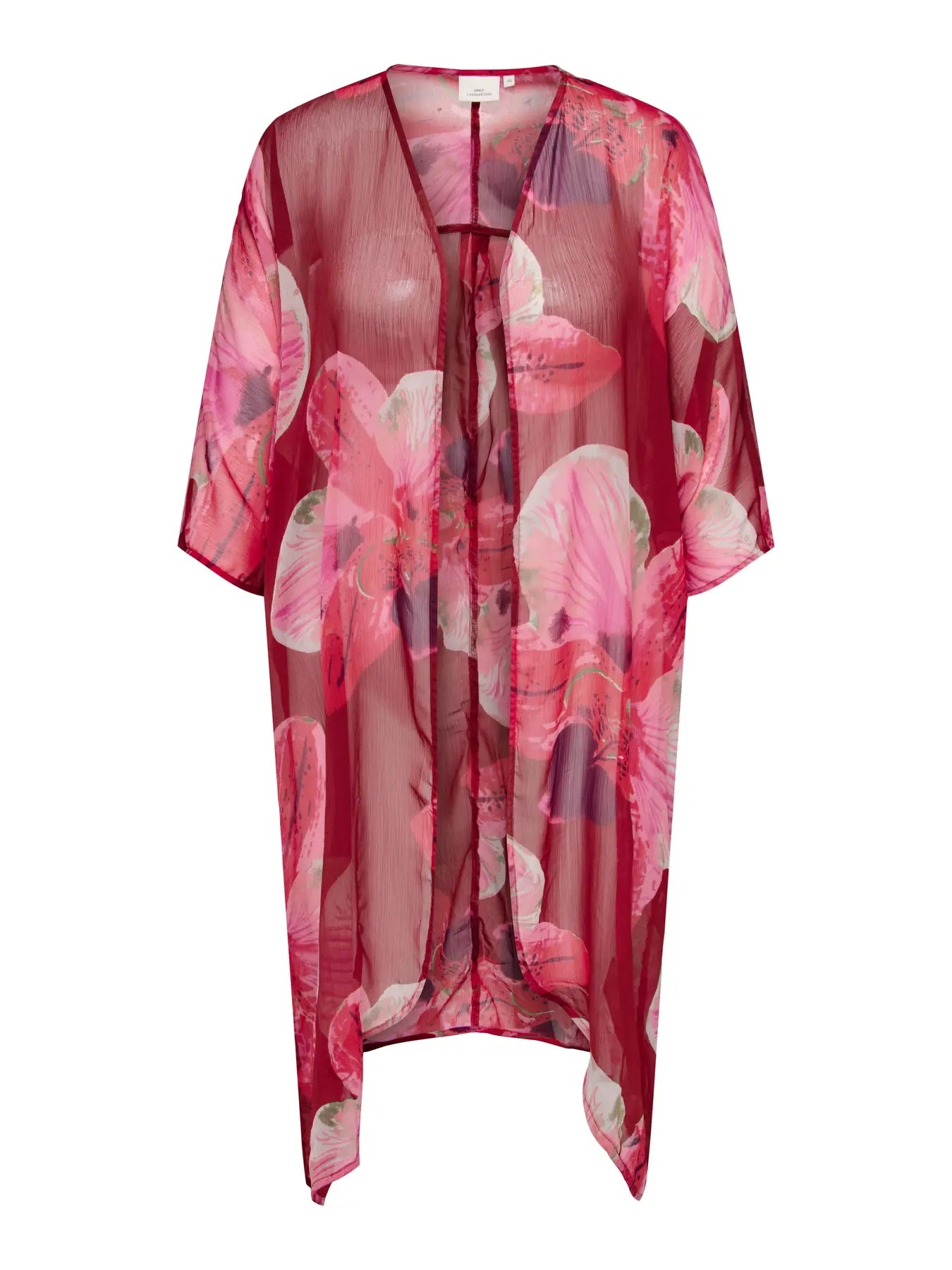 CARASTA HOWDY 3/4 KIMONO AOP - Spiced Apple GIGA ORCHID
