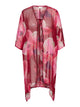 CARASTA HOWDY 3/4 KIMONO AOP - Spiced Apple GIGA ORCHID