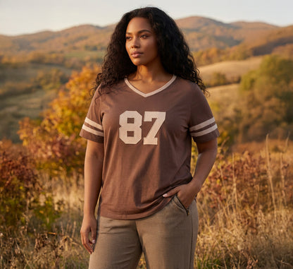 Cassiopeia - Gamette T-Shirt - BROWN COMBI