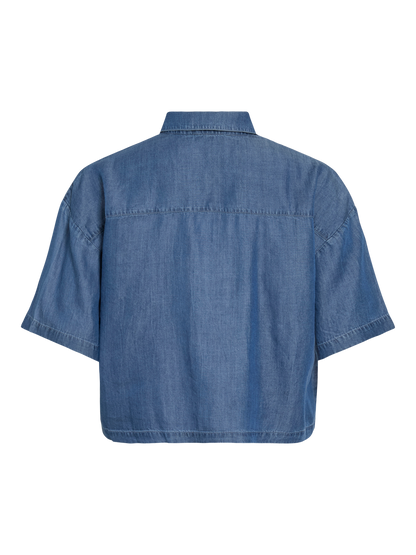 Vila - Vitevira - Shirt - Medium Blue Denim