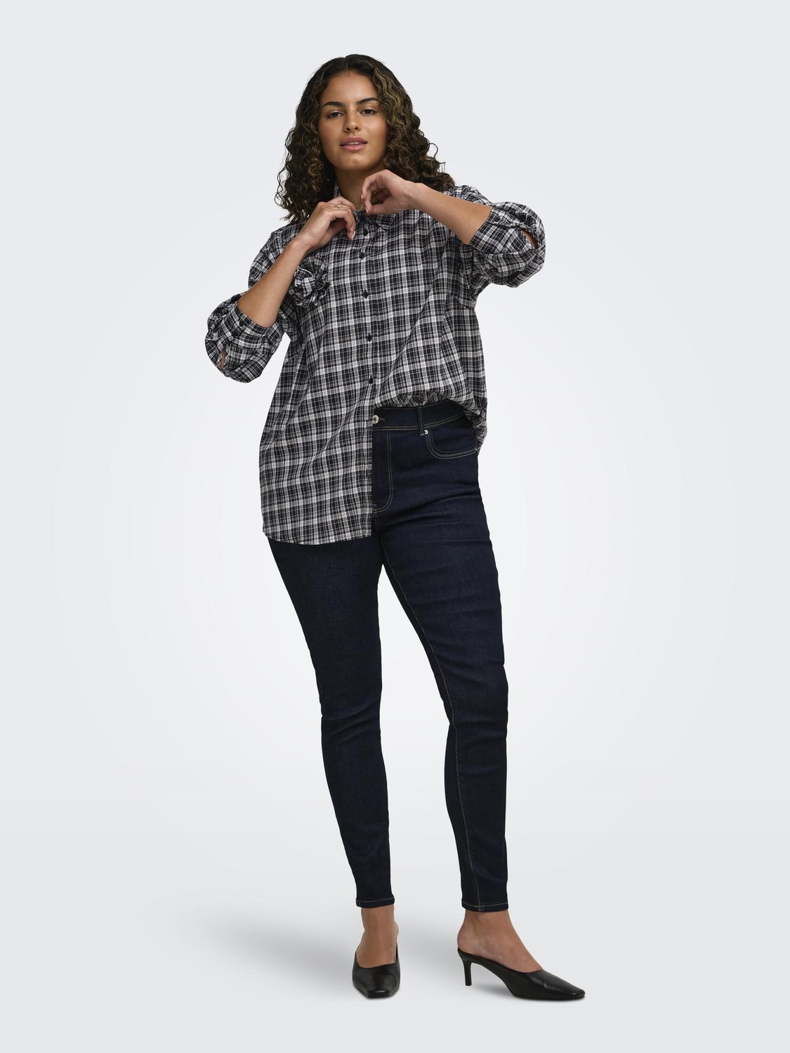 Only Carmakoma - Carbalve - Skjorte - Black