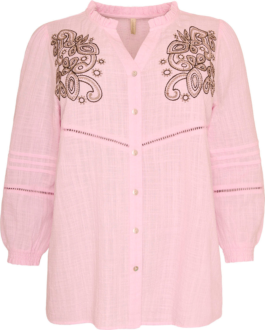HEVANNA SHIRT ROSA COMBI