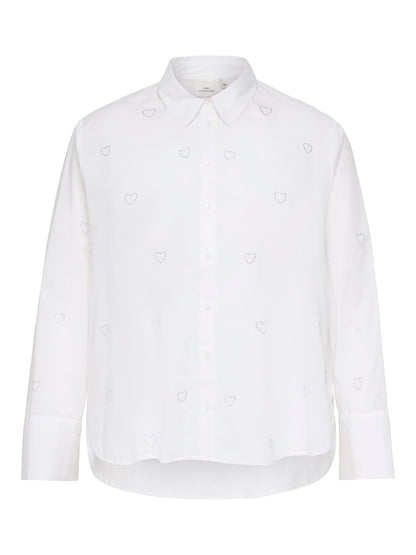 Only Carmakoma - New Lina Sarah - Skjorte - Bright White