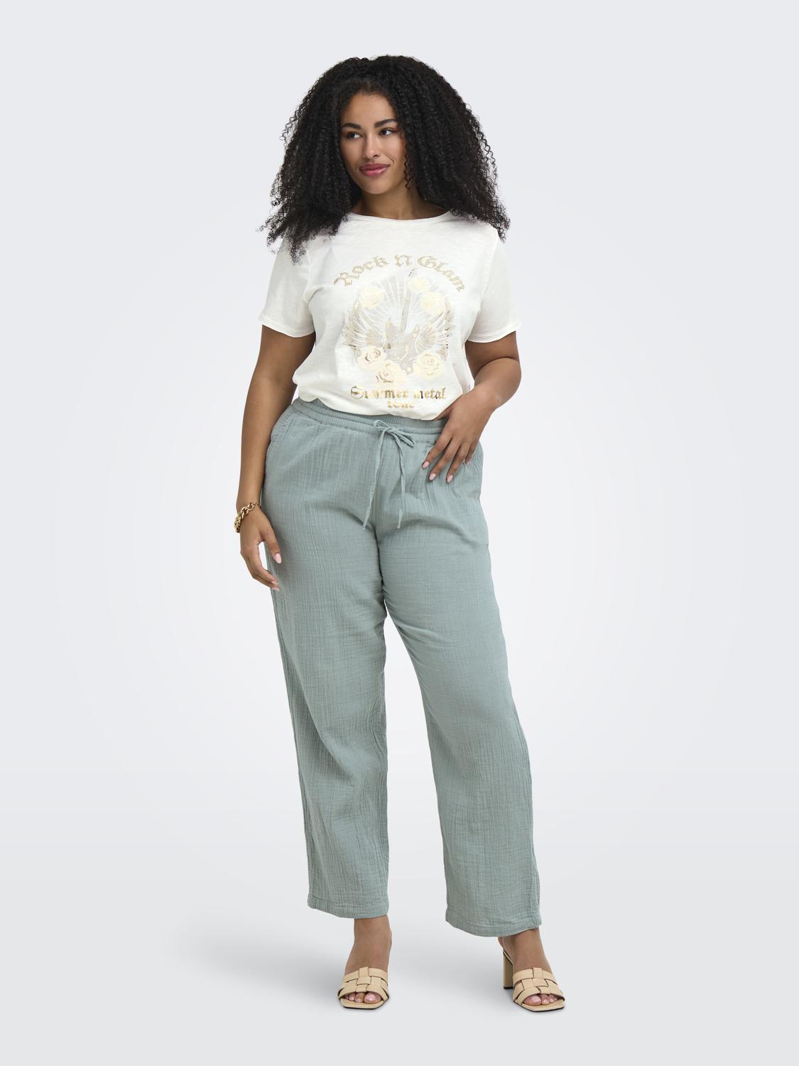 Only Carmakoma - Carnovia - T-shirt - Cloud Dancer