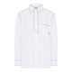Humble hvid skjorte med sorte syninger HELENAHBS SHIRT White combi