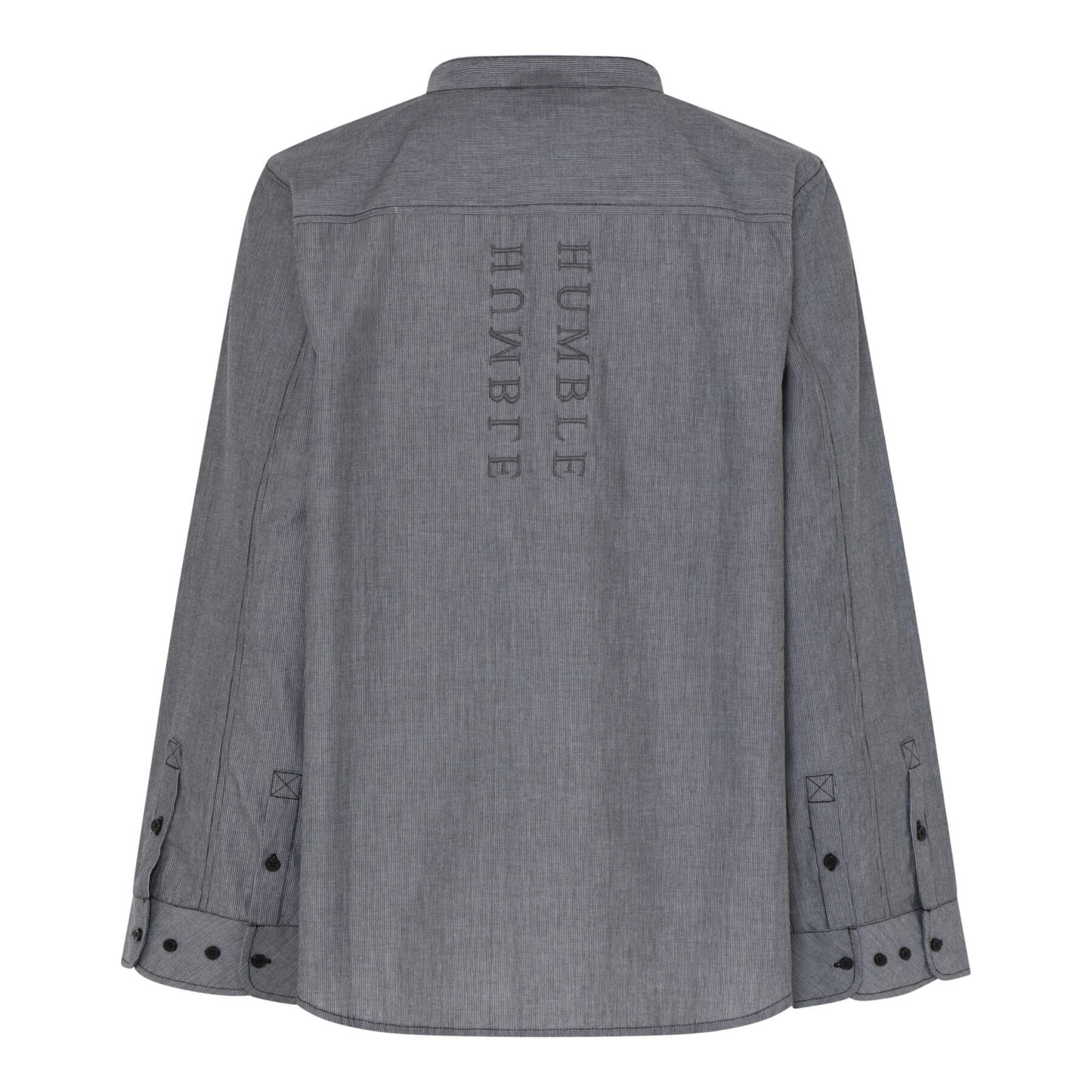 Humble skjorte knappe på ærmerne HEMAHBS SHIRT shadow combi